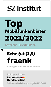 Top Mobilfunkanbieter 2021/2022